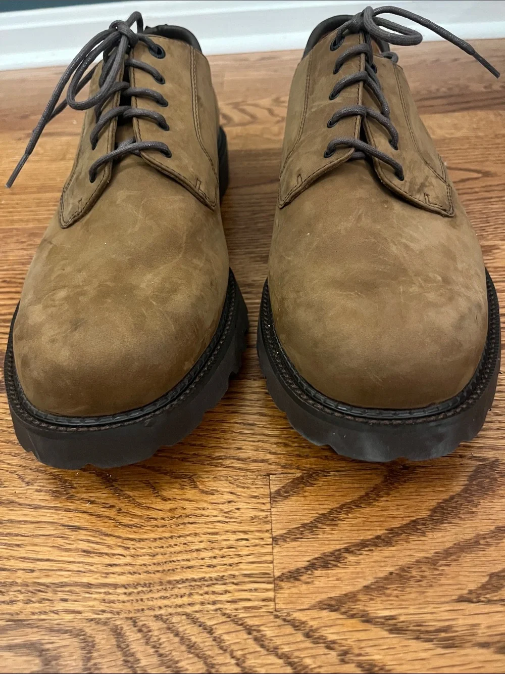 Rockport Waterproof Men's Brown Suede Shoes, Size 15 Style ME4119